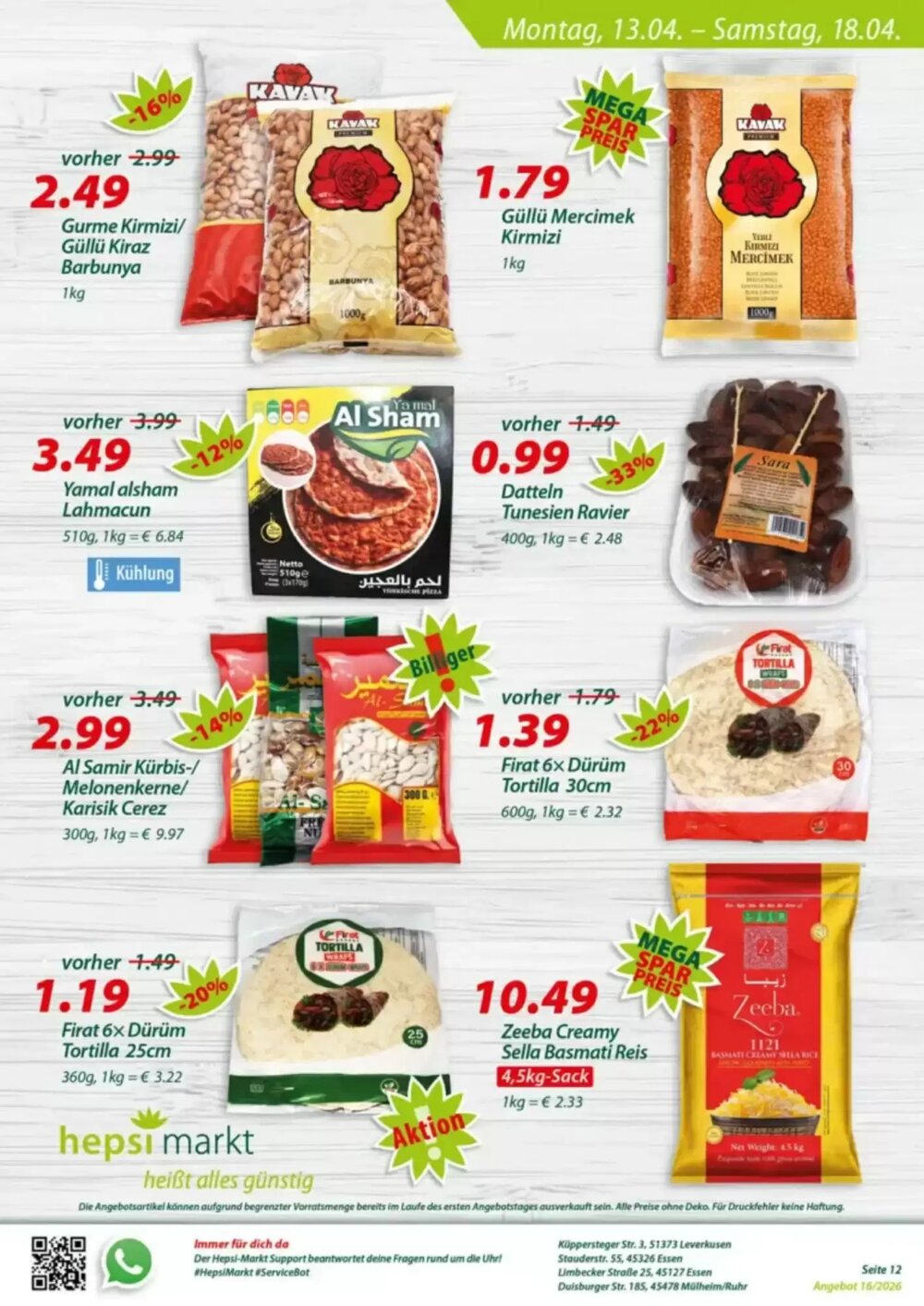 Hepsi-Markt Prospekt (ab 13.04.2026) zum Blättern - Seite 12