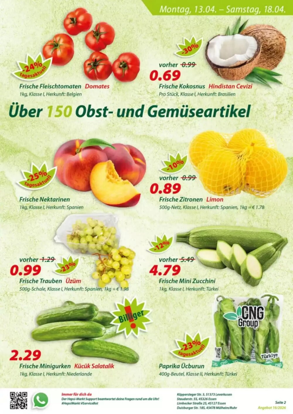 Hepsi-Markt Prospekt (ab 13.04.2026) zum Blättern - Seite 2