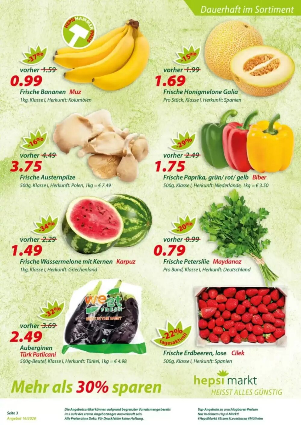 Hepsi-Markt Prospekt (ab 13.04.2026) zum Blättern - Seite 3