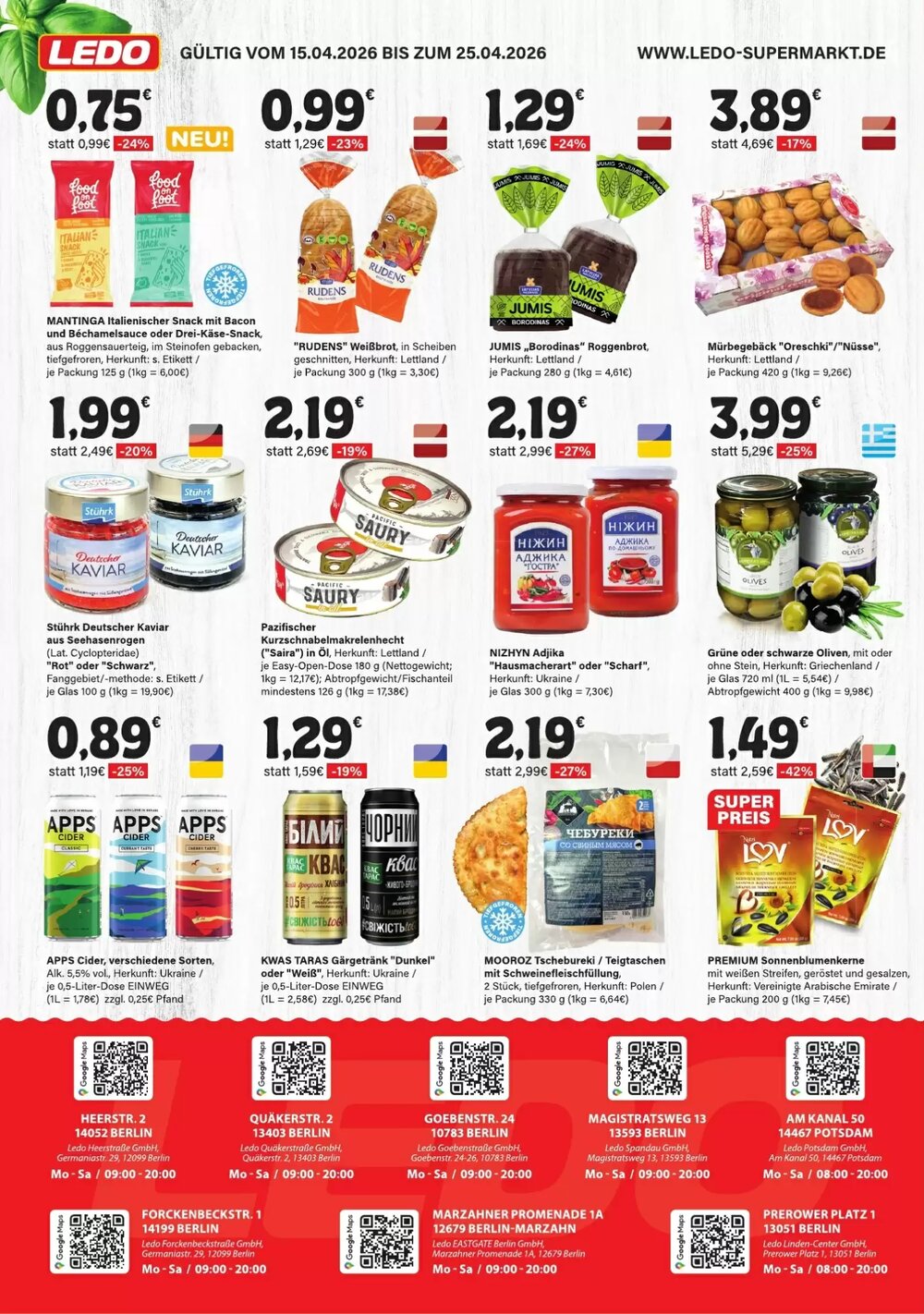 LEDO Prospekt (ab 15.04.2026) zum Blättern - Seite 1