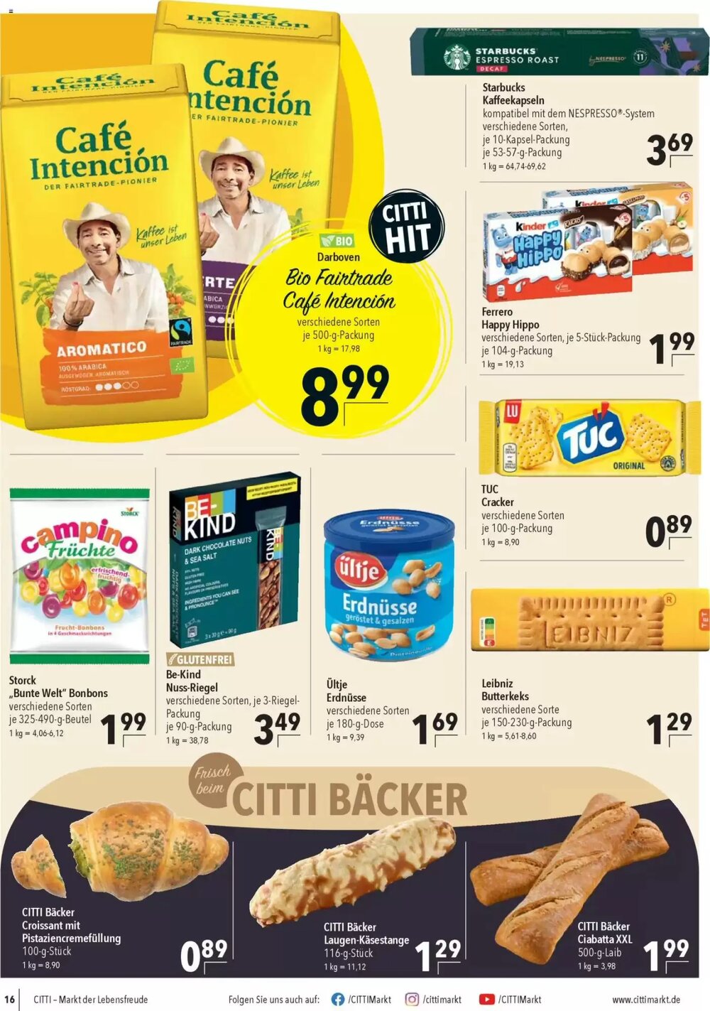 CITTI Markt Prospekt (ab 15.04.2026) zum Blättern - Seite 16