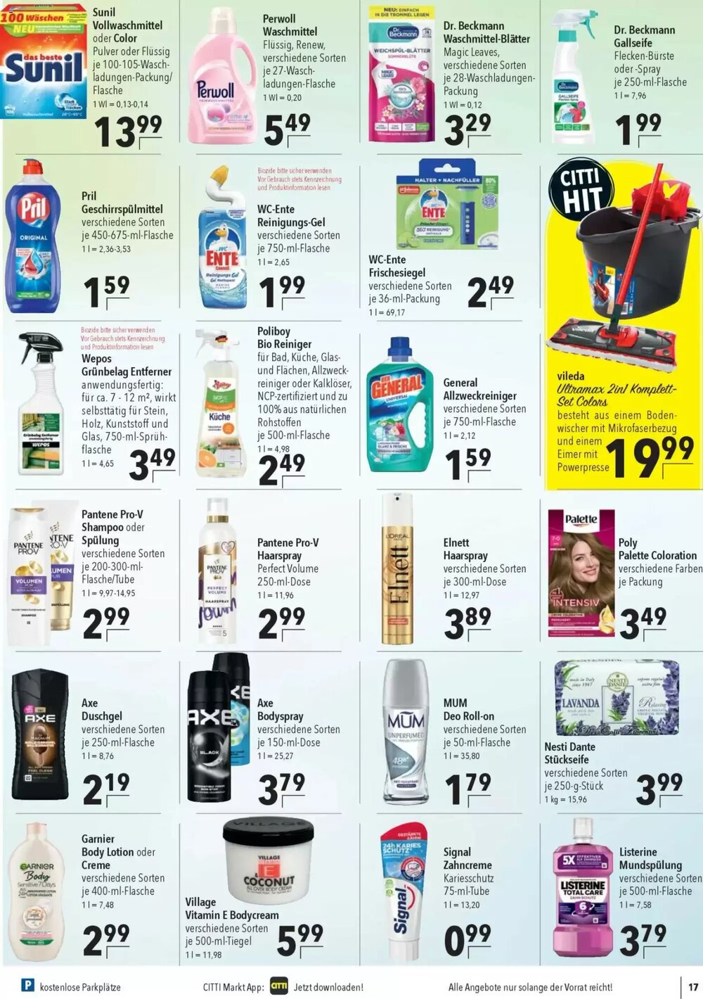 CITTI Markt Prospekt (ab 15.04.2026) zum Blättern - Seite 17
