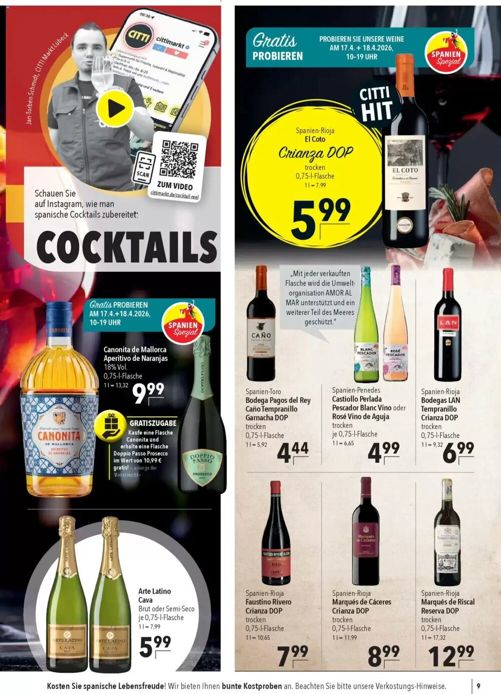 CITTI Markt Prospekt (ab 15.04.2026) zum Blättern - Seite 9