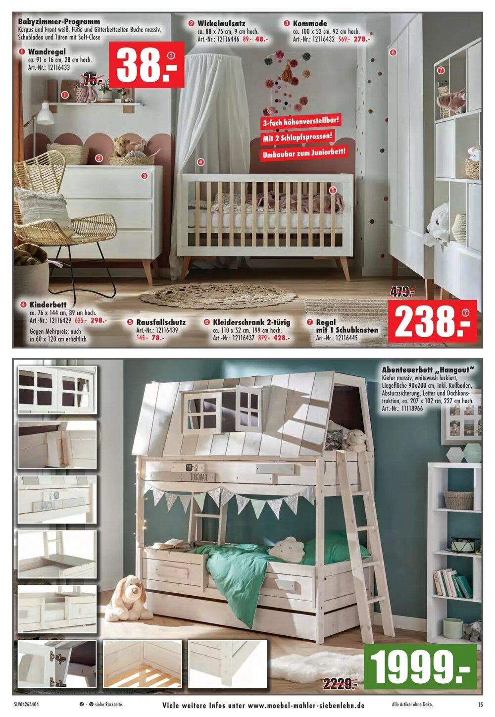 Möbel Mahler Prospekt (ab 15.04.2026) zum Blättern - Seite 15