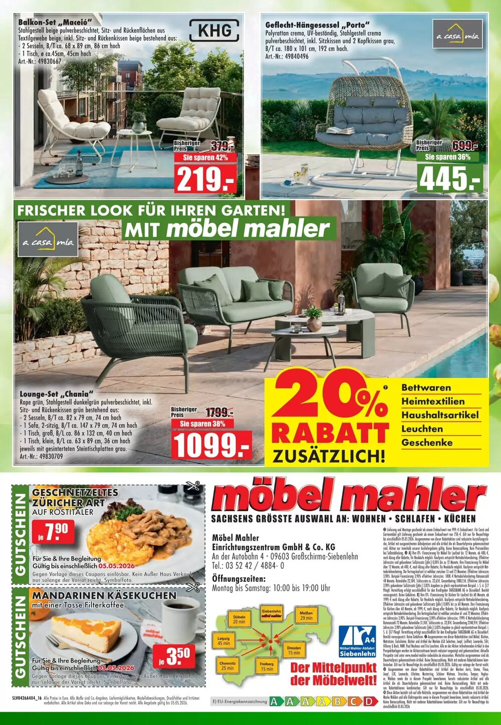 Möbel Mahler Prospekt (ab 15.04.2026) zum Blättern - Seite 16