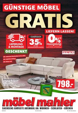 Möbel Mahler Prospekt (ab 15.04.2026) zum Blättern