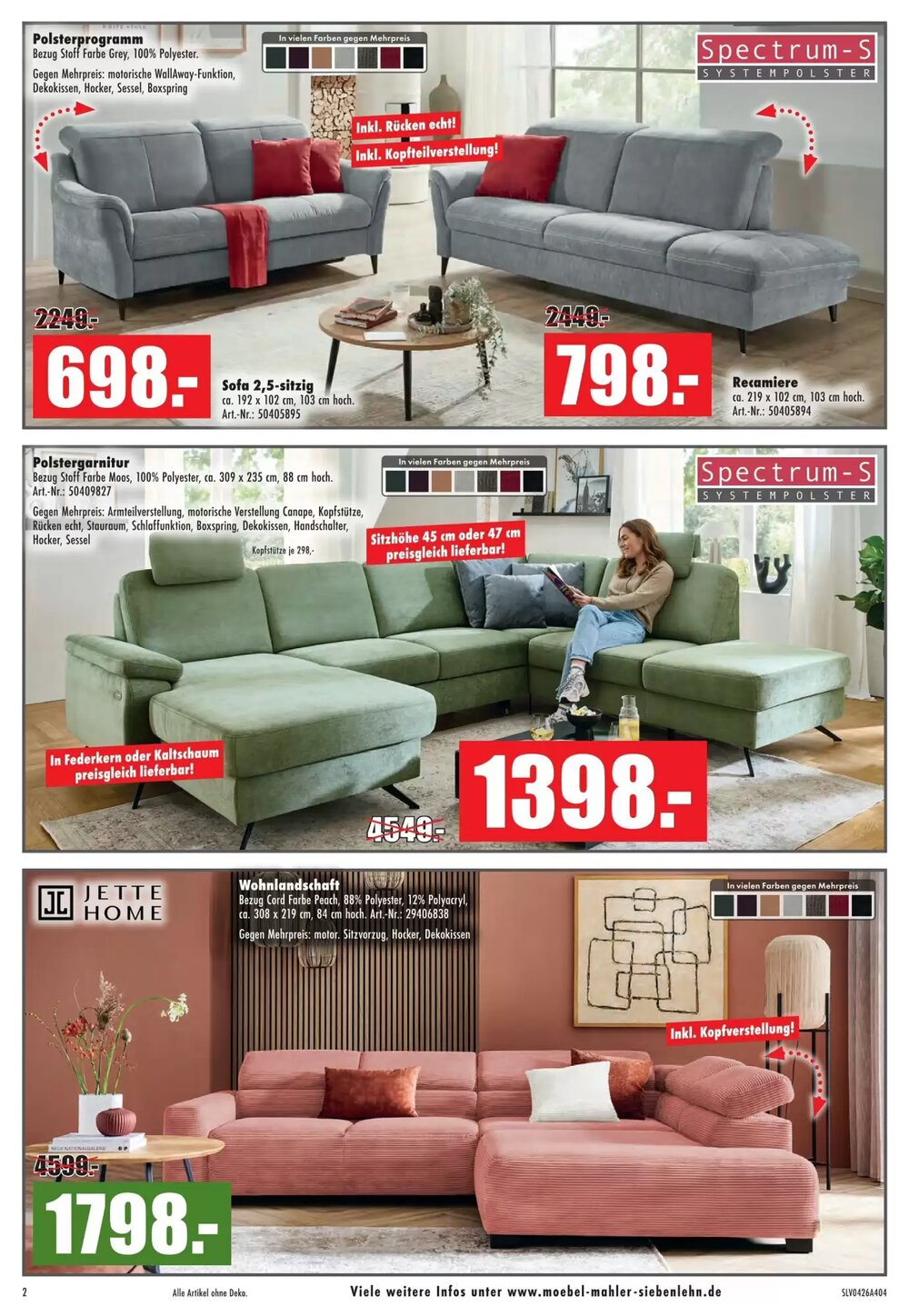 Möbel Mahler Prospekt (ab 15.04.2026) zum Blättern - Seite 2