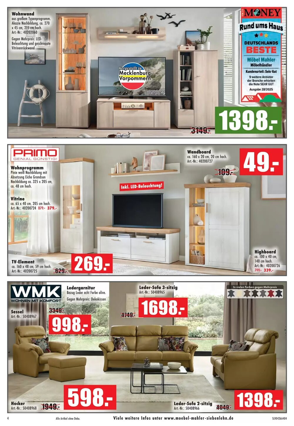Möbel Mahler Prospekt (ab 15.04.2026) zum Blättern - Seite 4