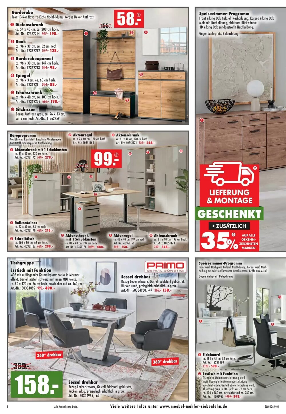 Möbel Mahler Prospekt (ab 15.04.2026) zum Blättern - Seite 6