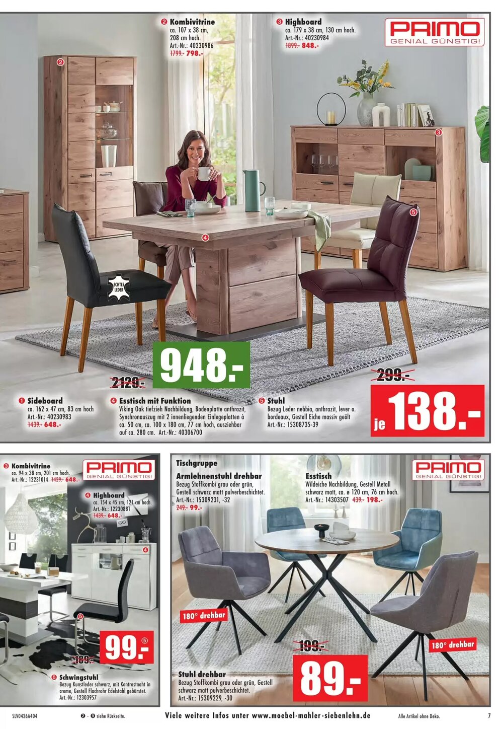 Möbel Mahler Prospekt (ab 15.04.2026) zum Blättern - Seite 7