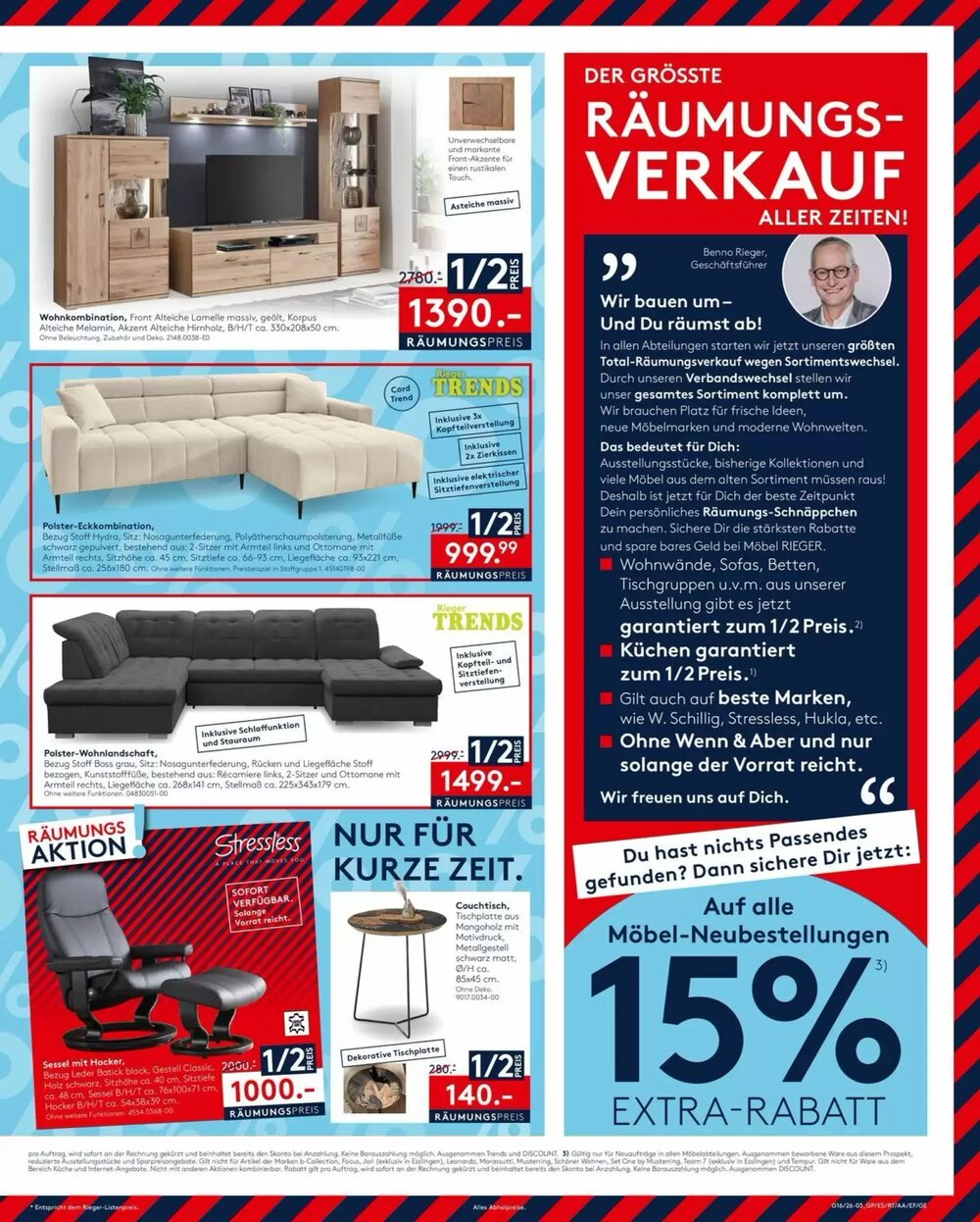 Möbel Rieger Prospekt (ab 15.04.2026) zum Blättern - Seite 3