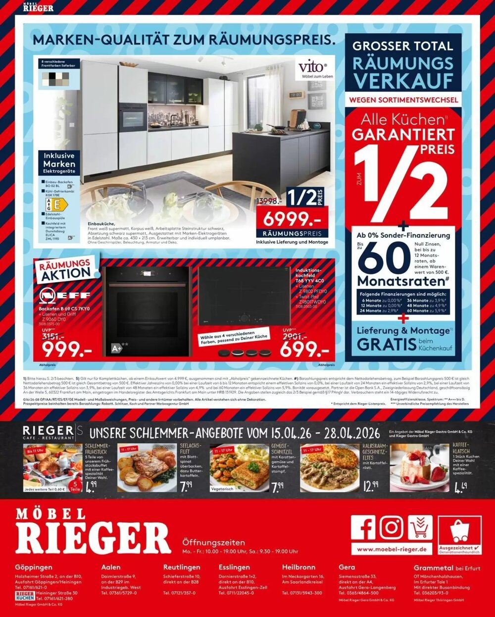 Möbel Rieger Prospekt (ab 15.04.2026) zum Blättern - Seite 8