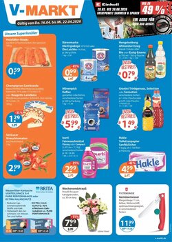 V Markt Prospekt (ab 16.04.2026) zum Blättern