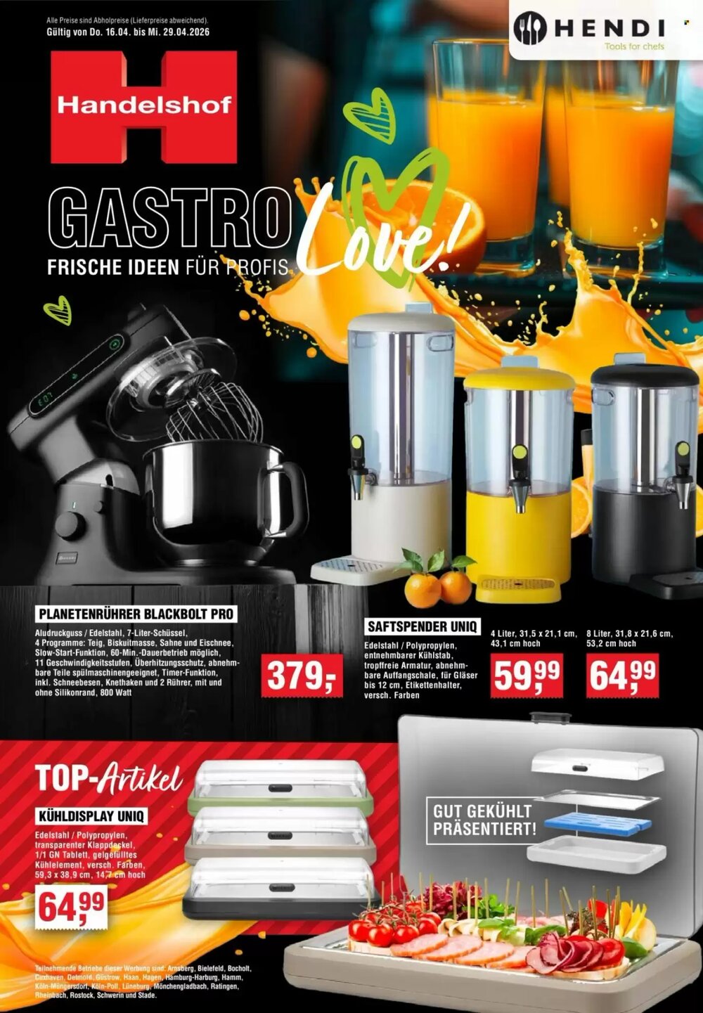 Handelshof Prospekt (ab 16.04.2026) zum Blättern - Seite 1