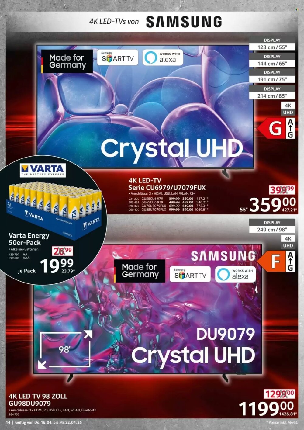 Selgros Prospekt (ab 16.04.2026) zum Blättern - Seite 14