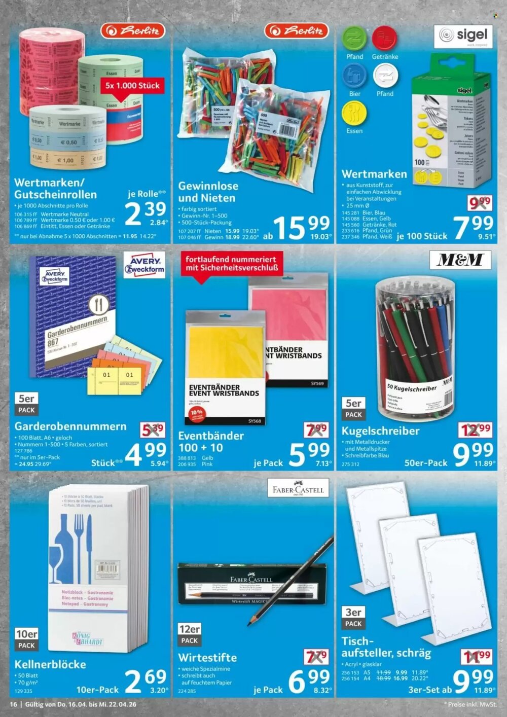 Selgros Prospekt (ab 16.04.2026) zum Blättern - Seite 16