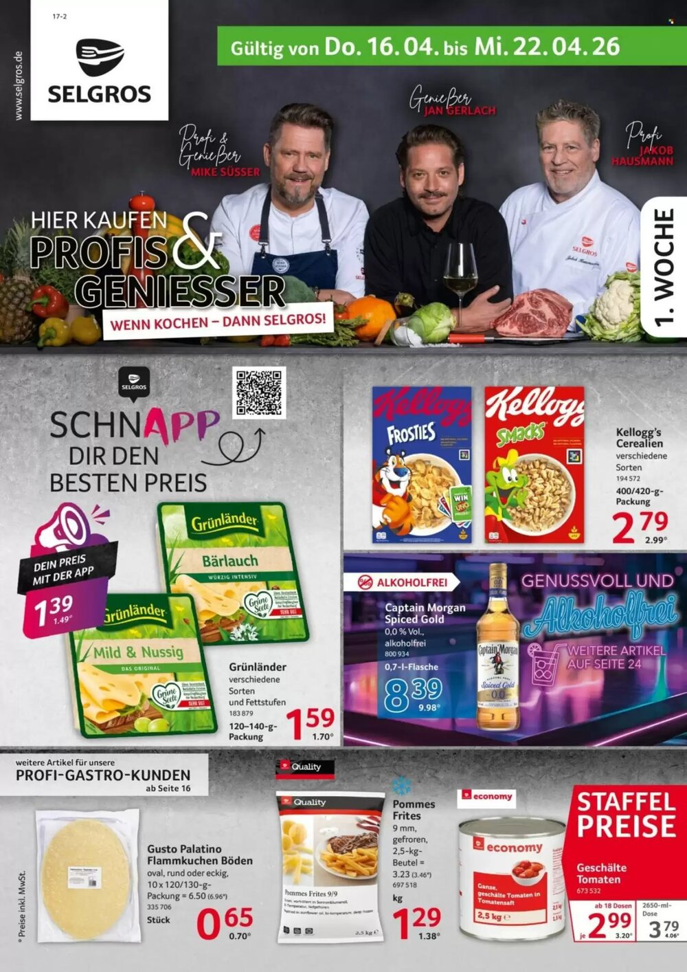 Selgros Prospekt (ab 16.04.2026) zum Blättern - Seite 1