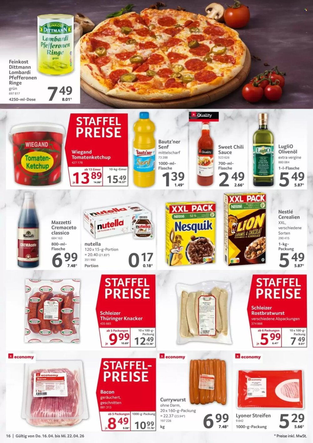 Selgros Prospekt (ab 16.04.2026) zum Blättern - Seite 16