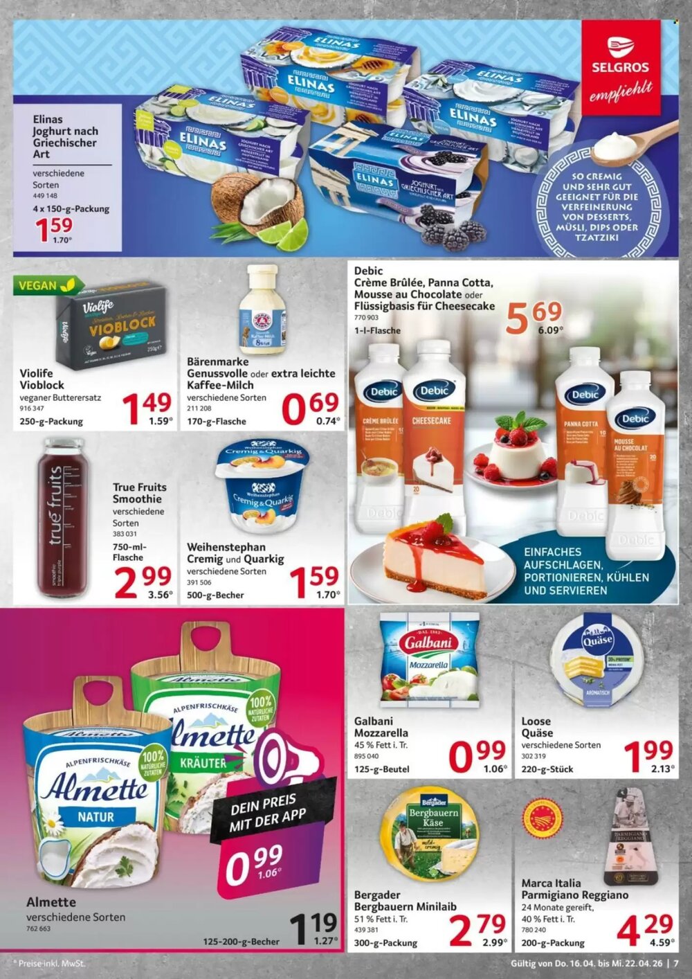 Selgros Prospekt (ab 16.04.2026) zum Blättern - Seite 7