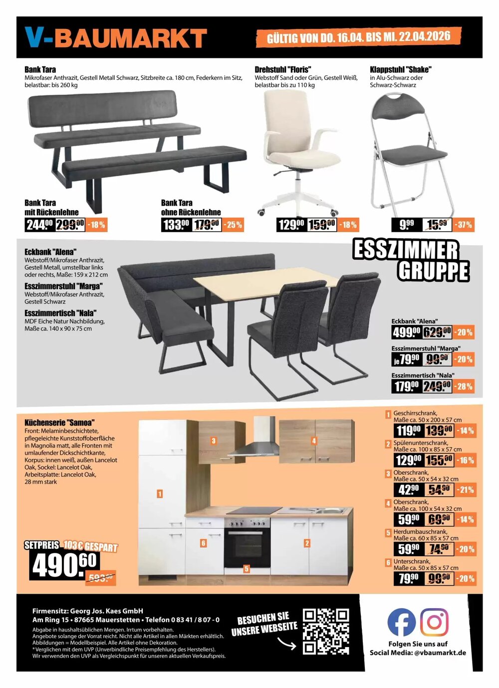 V Baumarkt Prospekt (ab 16.04.2026) zum Blättern - Seite 8