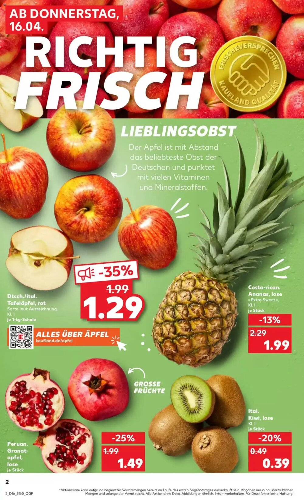 Kaufland Prospekt (ab 16.04.2026) zum Blättern - Seite 2
