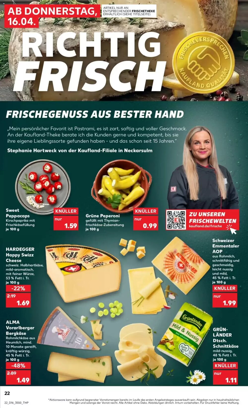 Kaufland Prospekt (ab 16.04.2026) zum Blättern - Seite 22