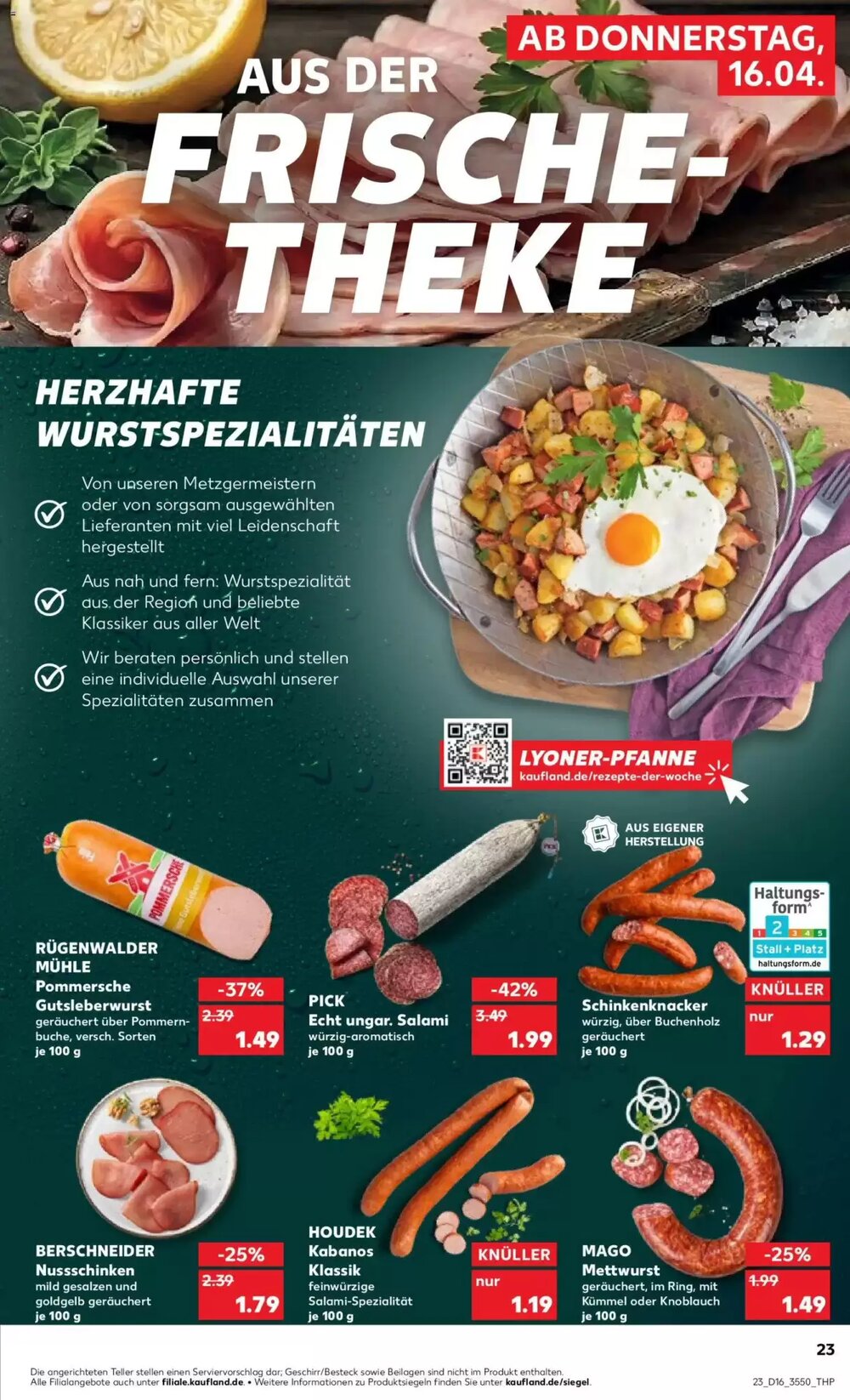 Kaufland Prospekt (ab 16.04.2026) zum Blättern - Seite 23