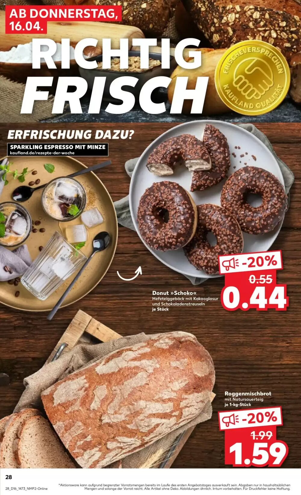 Kaufland Prospekt (ab 16.04.2026) zum Blättern - Seite 28