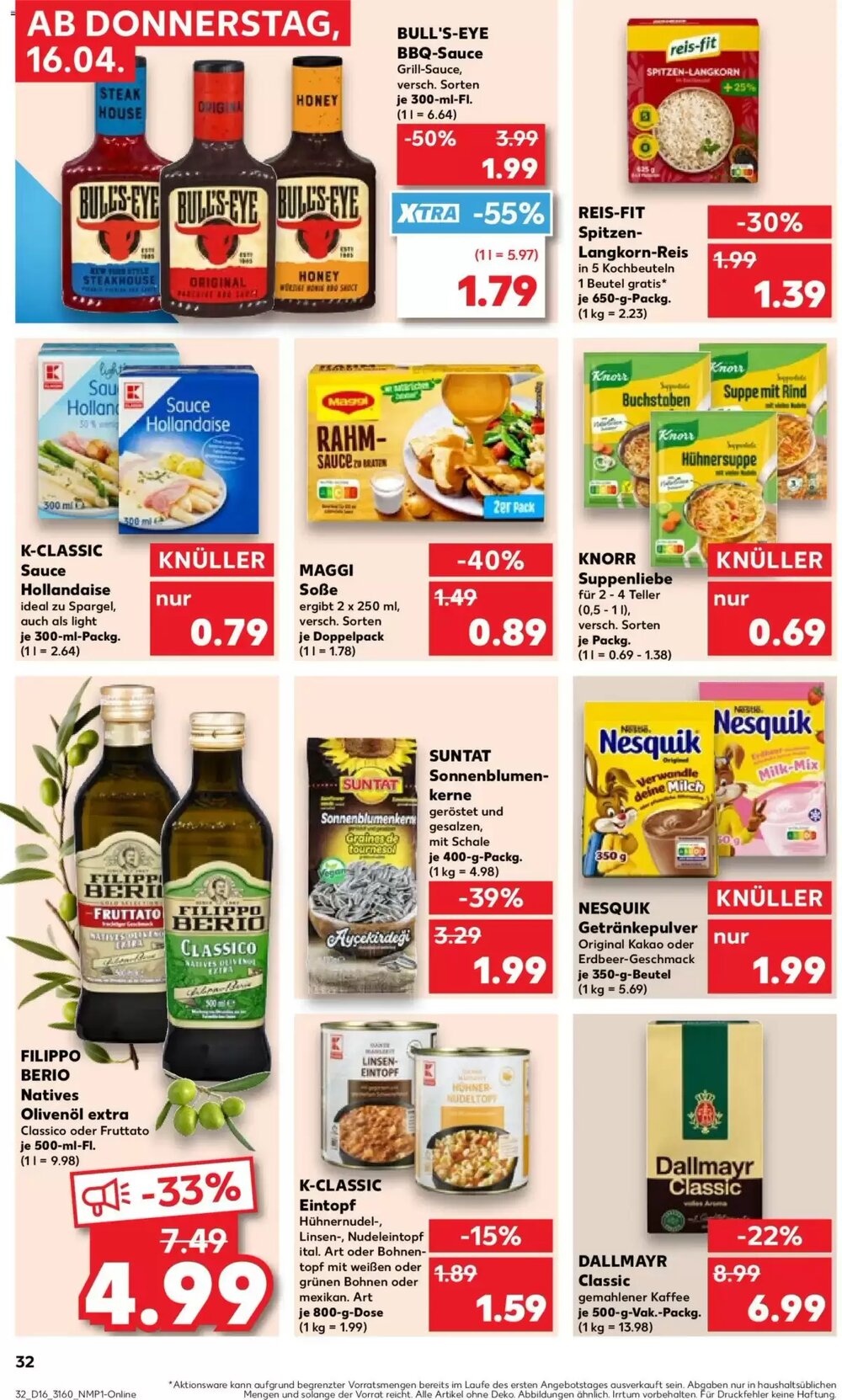 Kaufland Prospekt (ab 16.04.2026) zum Blättern - Seite 32