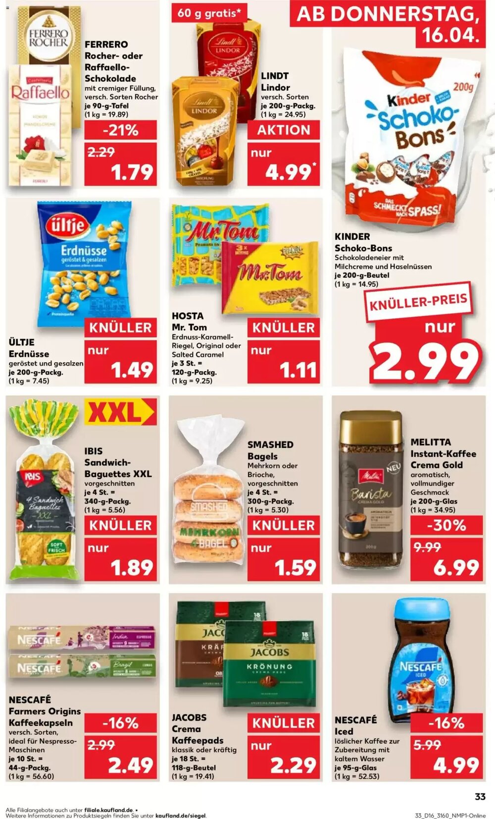 Kaufland Prospekt (ab 16.04.2026) zum Blättern - Seite 33