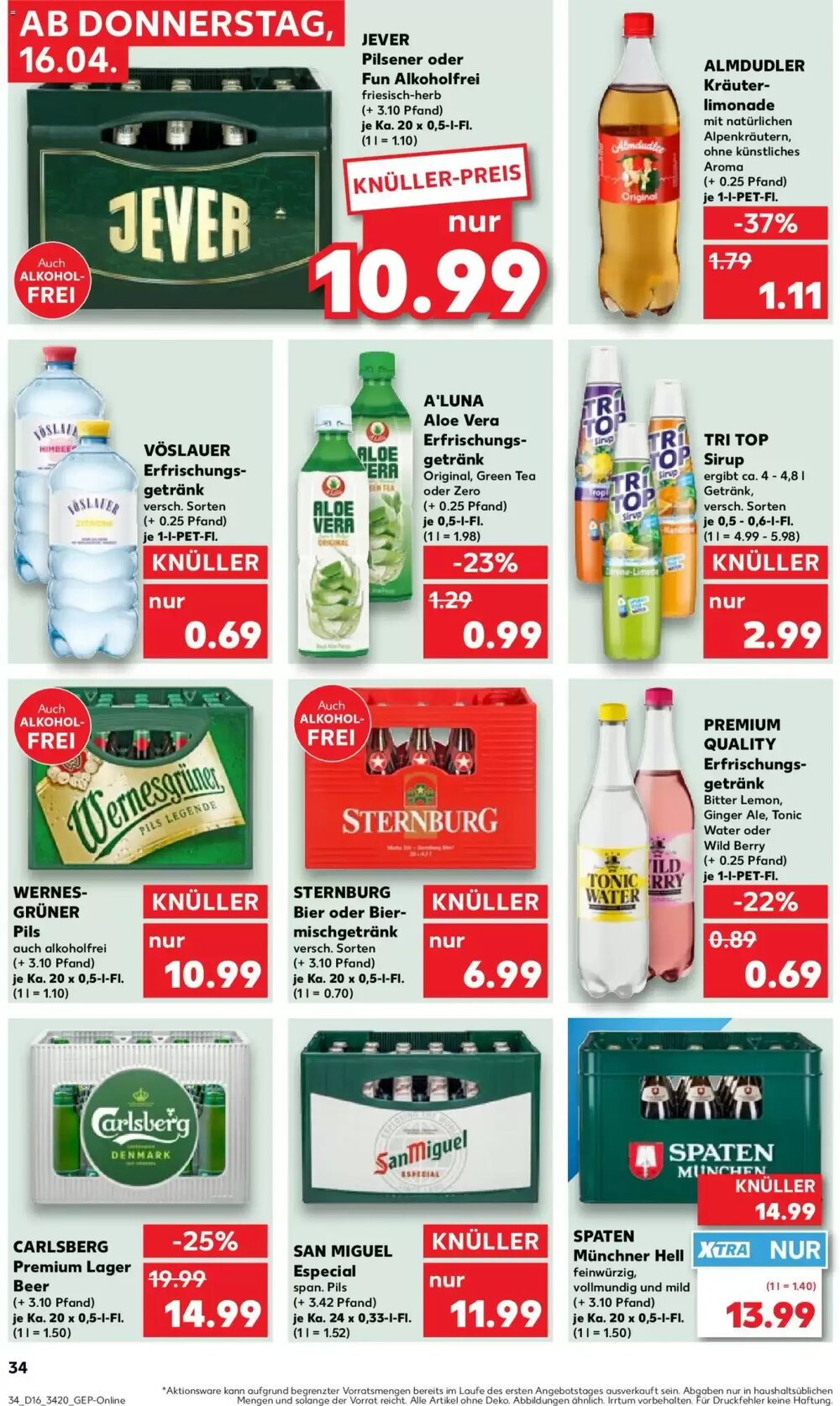 Kaufland Prospekt (ab 16.04.2026) zum Blättern - Seite 34