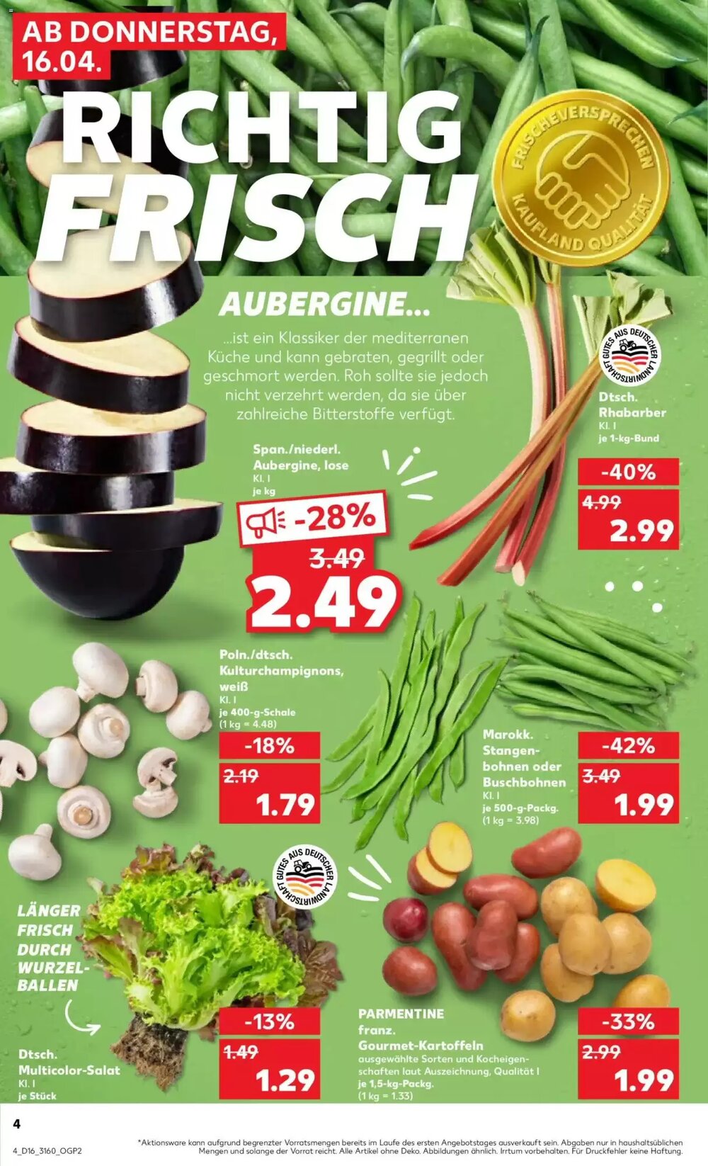 Kaufland Prospekt (ab 16.04.2026) zum Blättern - Seite 4