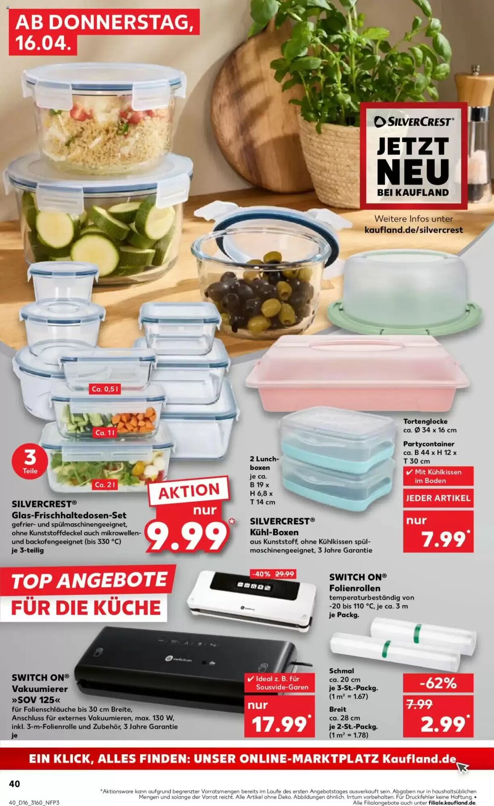 Kaufland Prospekt (ab 16.04.2026) zum Blättern - Seite 40