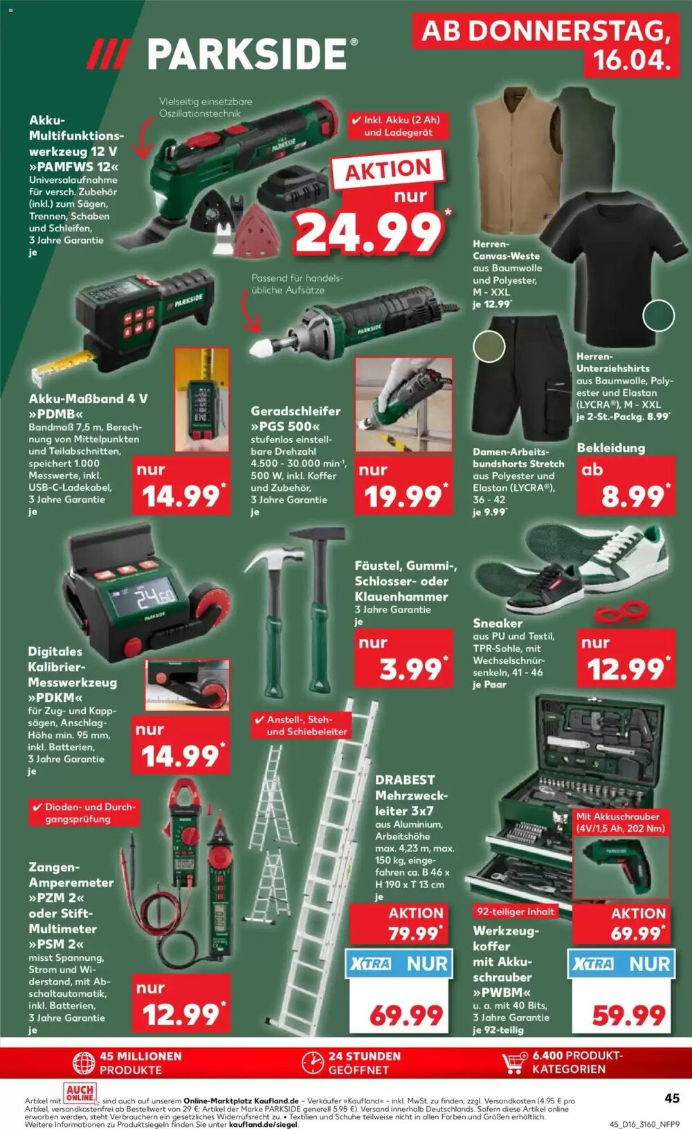 Kaufland Prospekt (ab 16.04.2026) zum Blättern - Seite 45