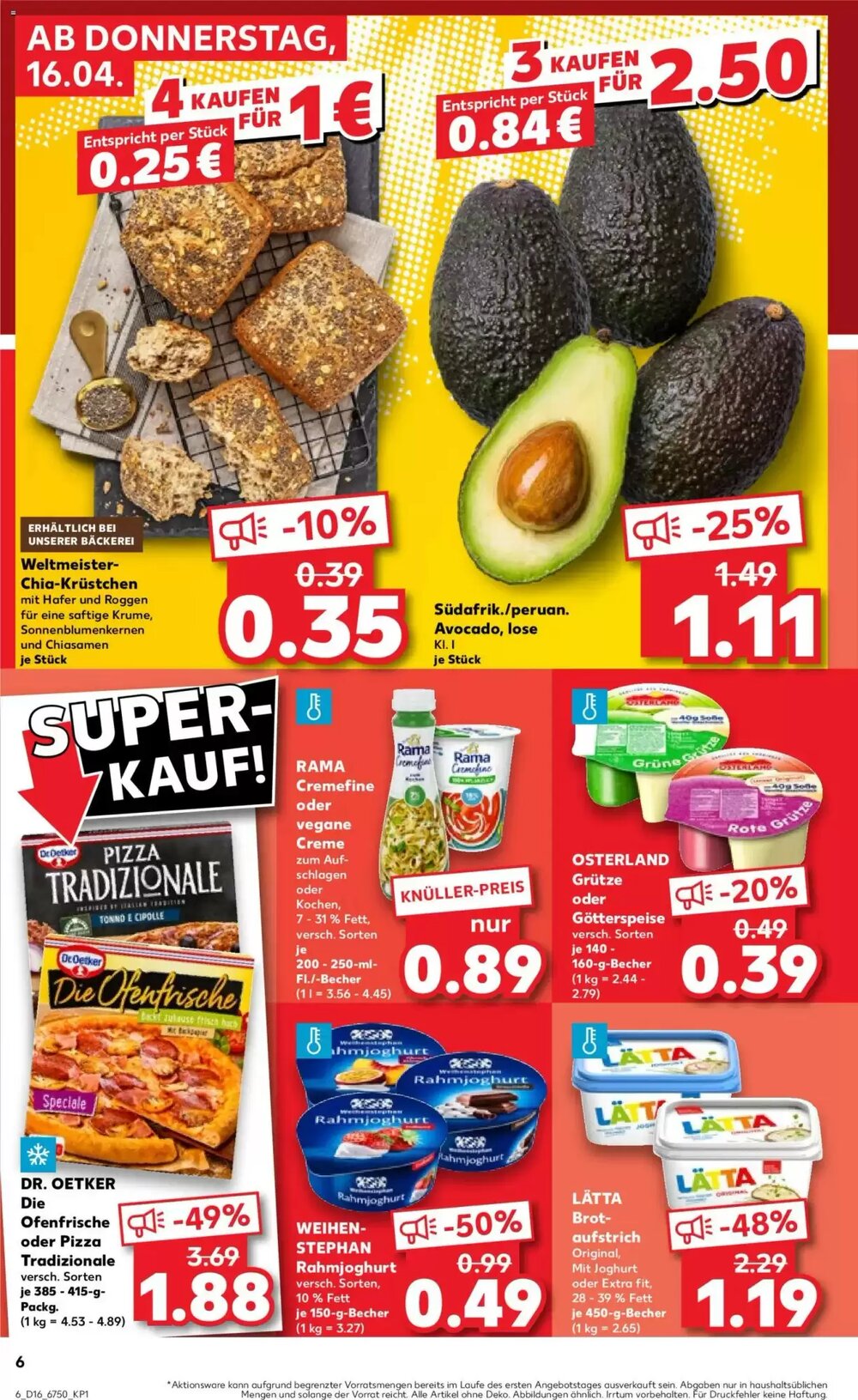 Kaufland Prospekt (ab 16.04.2026) zum Blättern - Seite 6