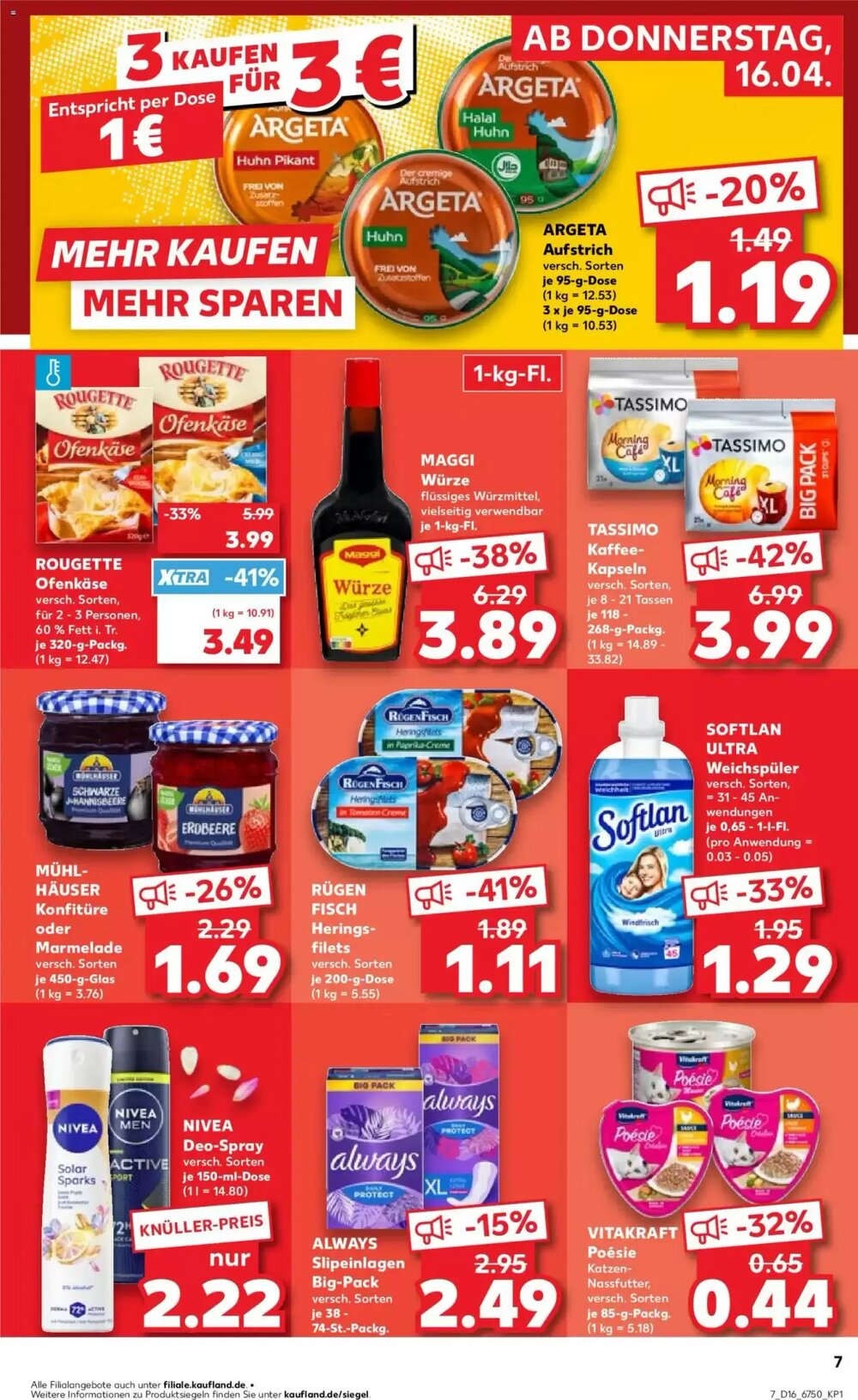 Kaufland Prospekt (ab 16.04.2026) zum Blättern - Seite 7
