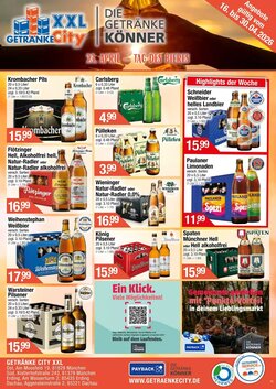 Getränke City Prospekt (ab 16.04.2026) zum Blättern