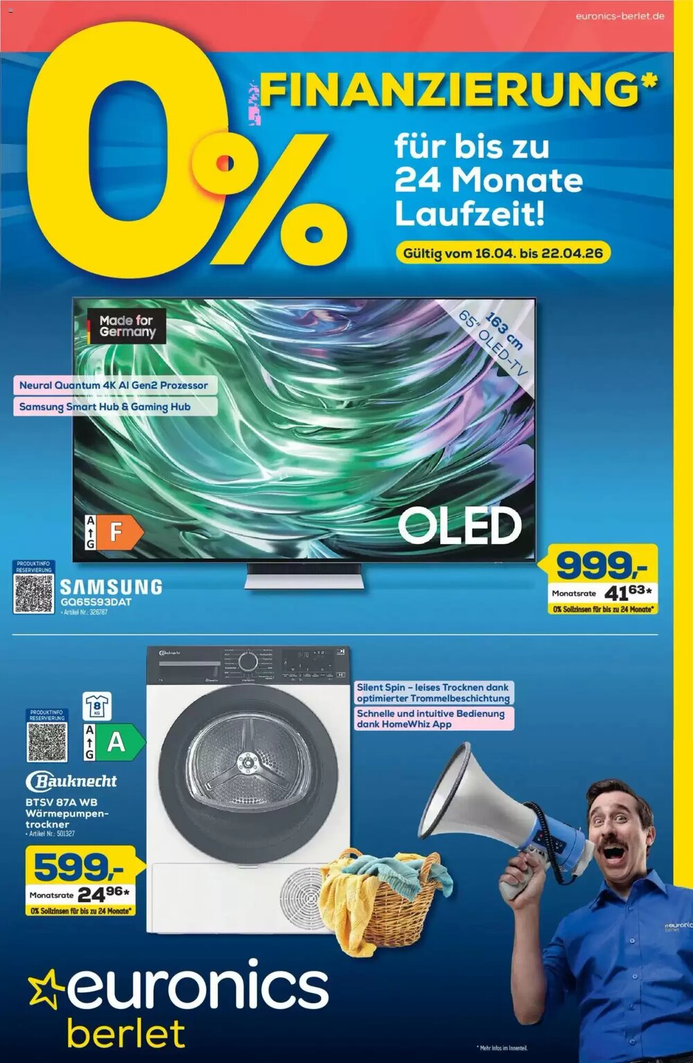 Euronics Prospekt (ab 16.04.2026) zum Blättern - Seite 1