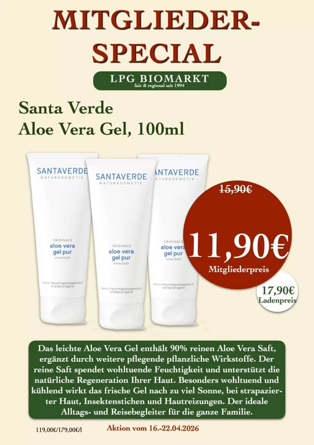LPG Biomarkt Prospekt (ab 16.04.2026) zum Blättern - Seite 10