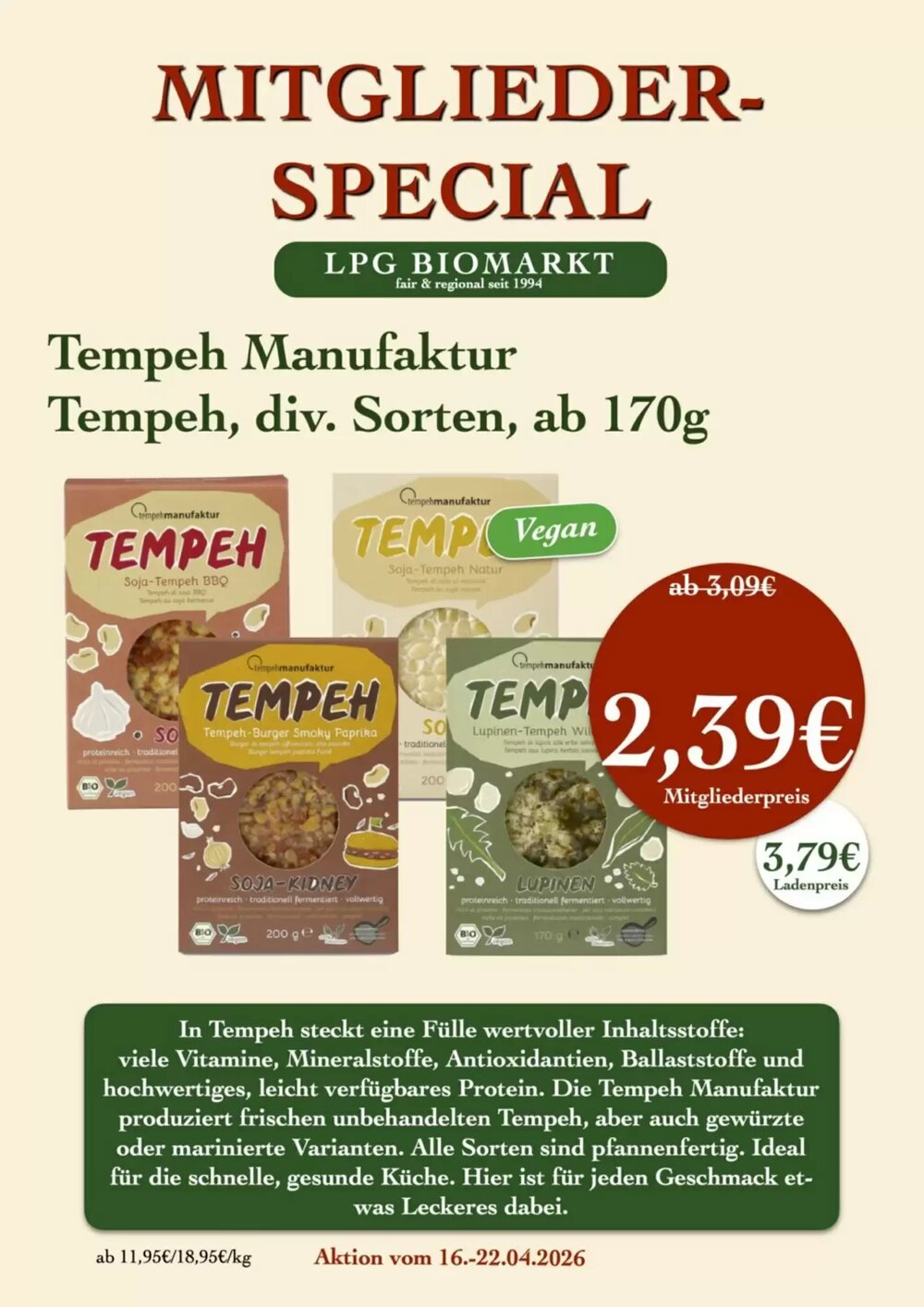 LPG Biomarkt Prospekt (ab 16.04.2026) zum Blättern - Seite 6
