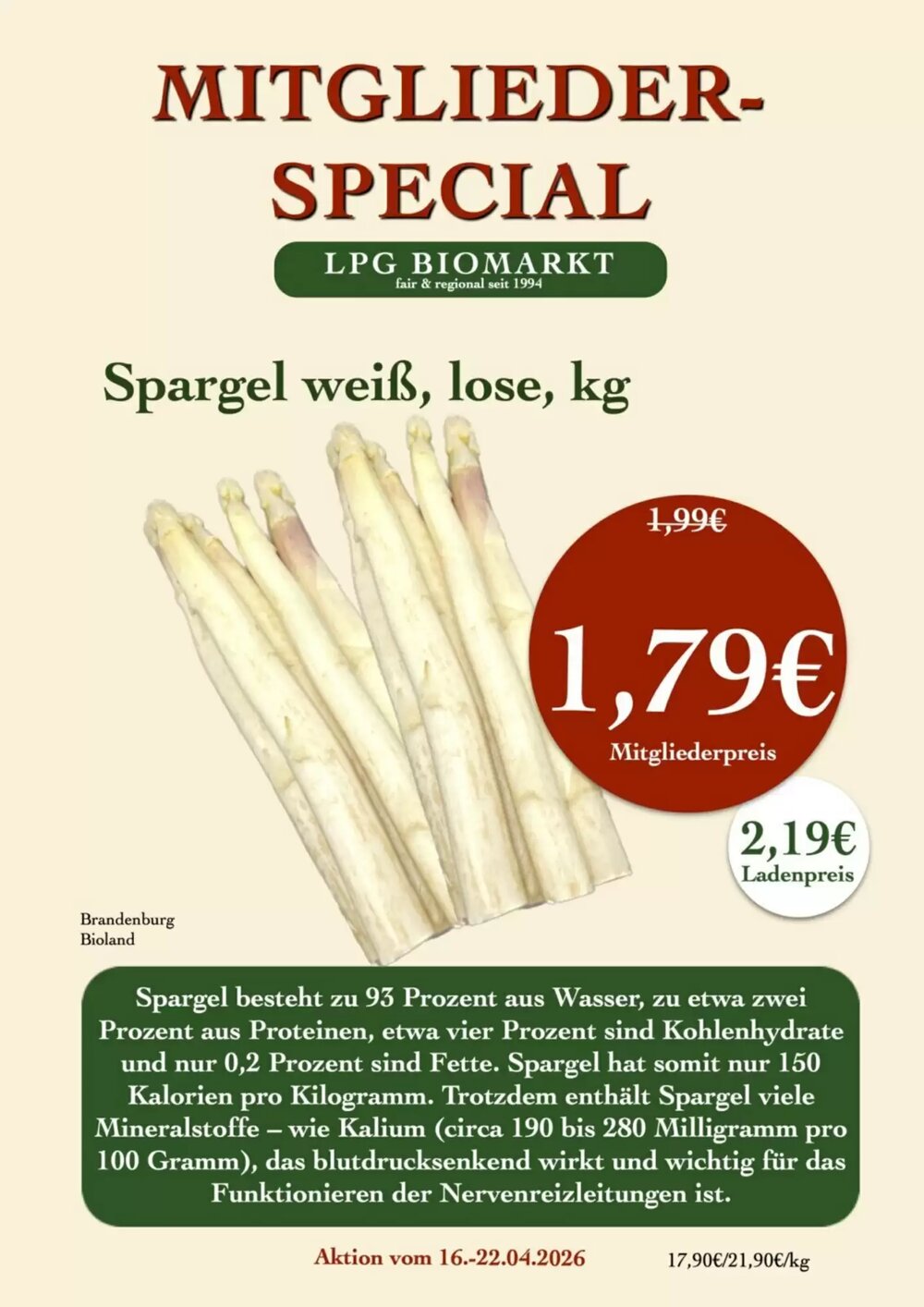 LPG Biomarkt Prospekt (ab 16.04.2026) zum Blättern - Seite 7