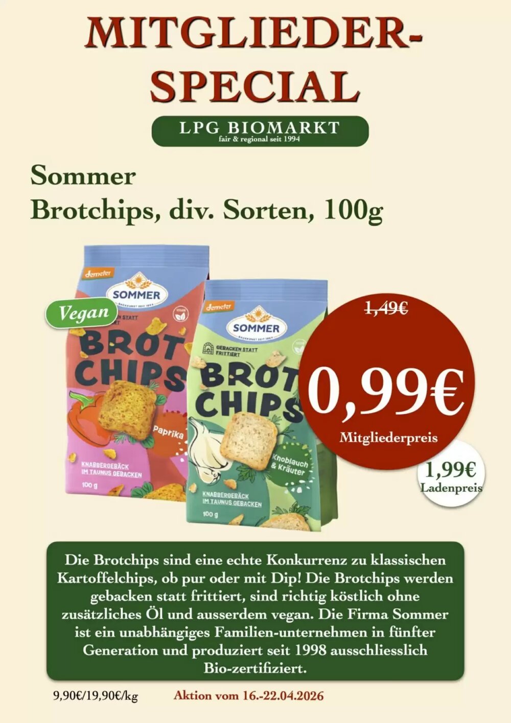 LPG Biomarkt Prospekt (ab 16.04.2026) zum Blättern - Seite 8