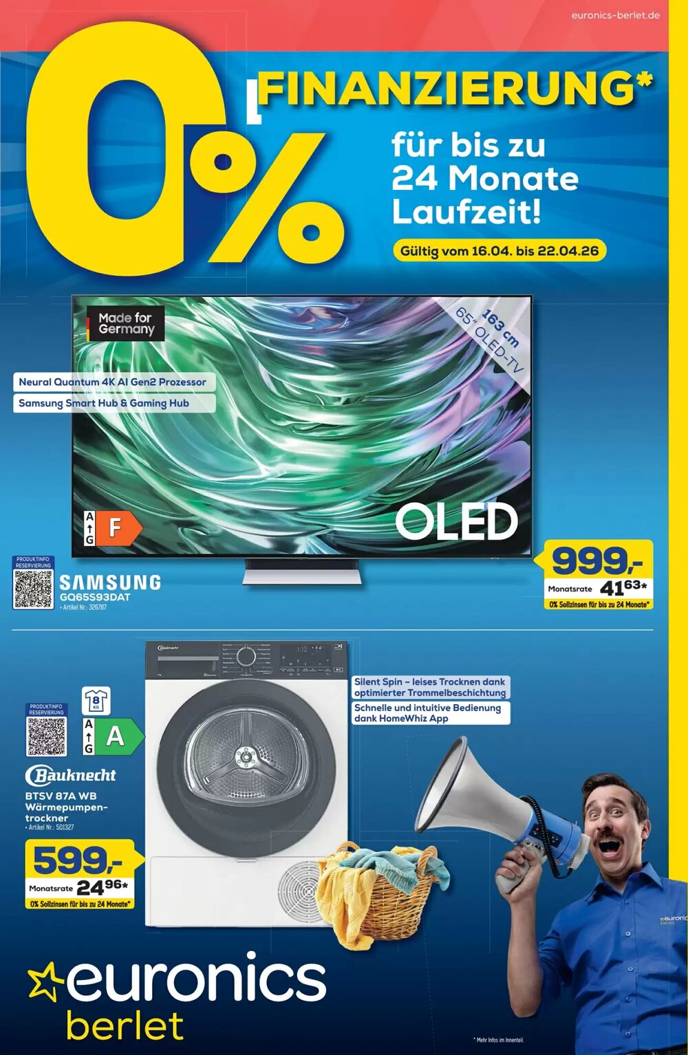 Euronics Prospekt (ab 16.04.2026) zum Blättern - Seite 1