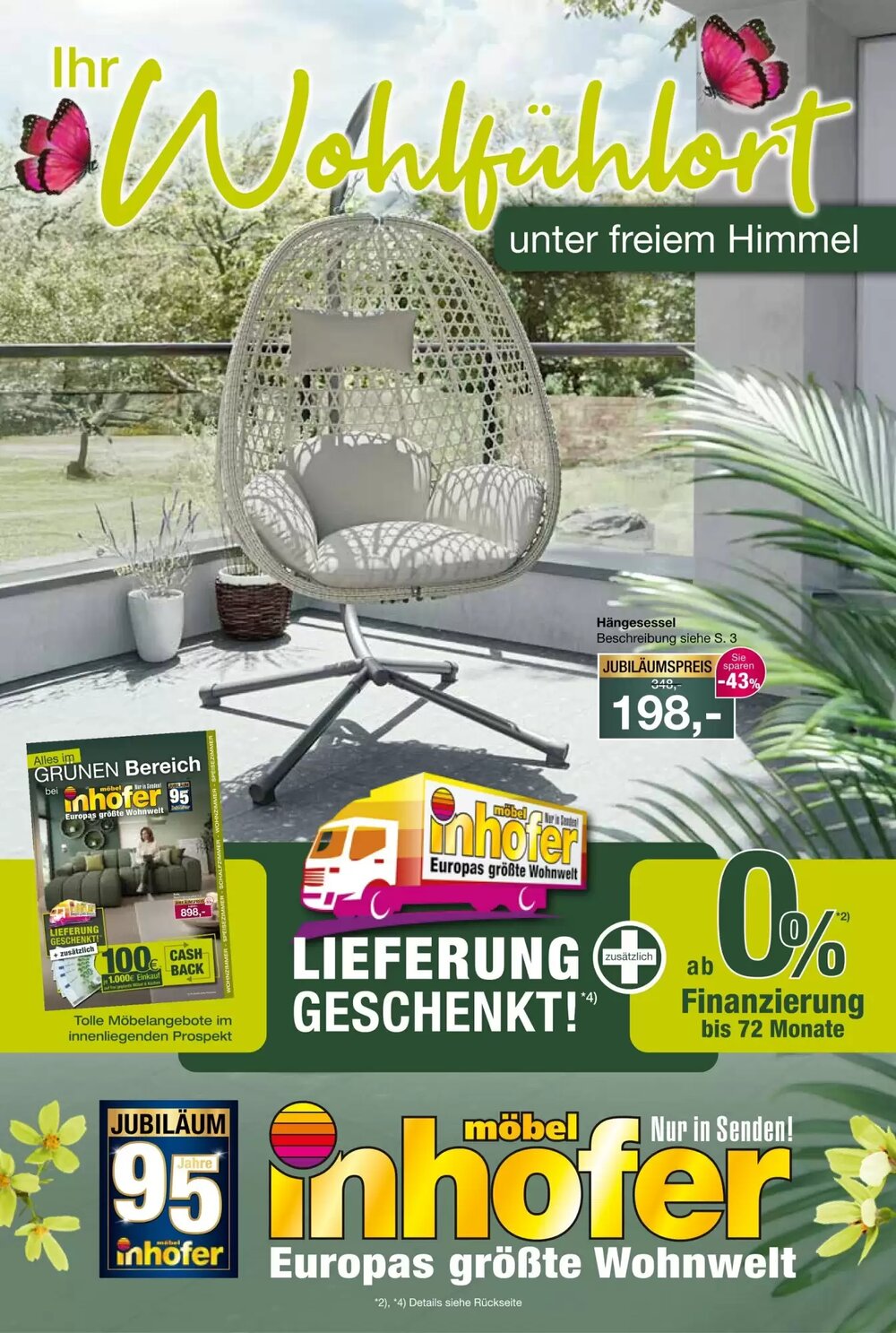 Möbel Inhofer Prospekt (ab 16.04.2026) zum Blättern - Seite 1