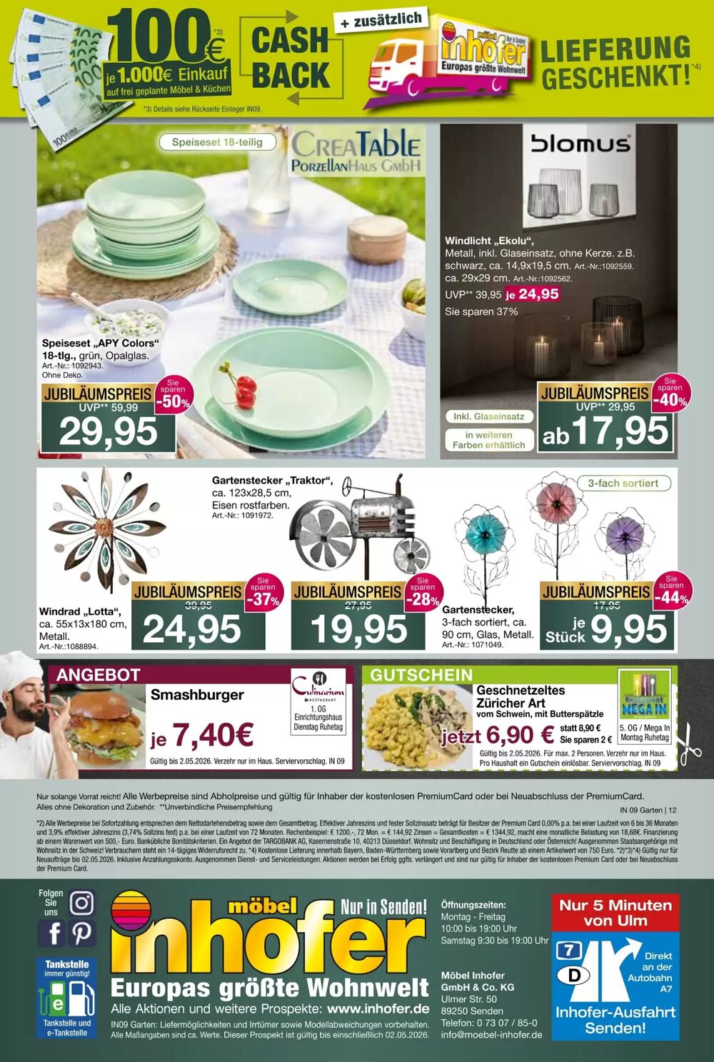 Möbel Inhofer Prospekt (ab 16.04.2026) zum Blättern - Seite 12