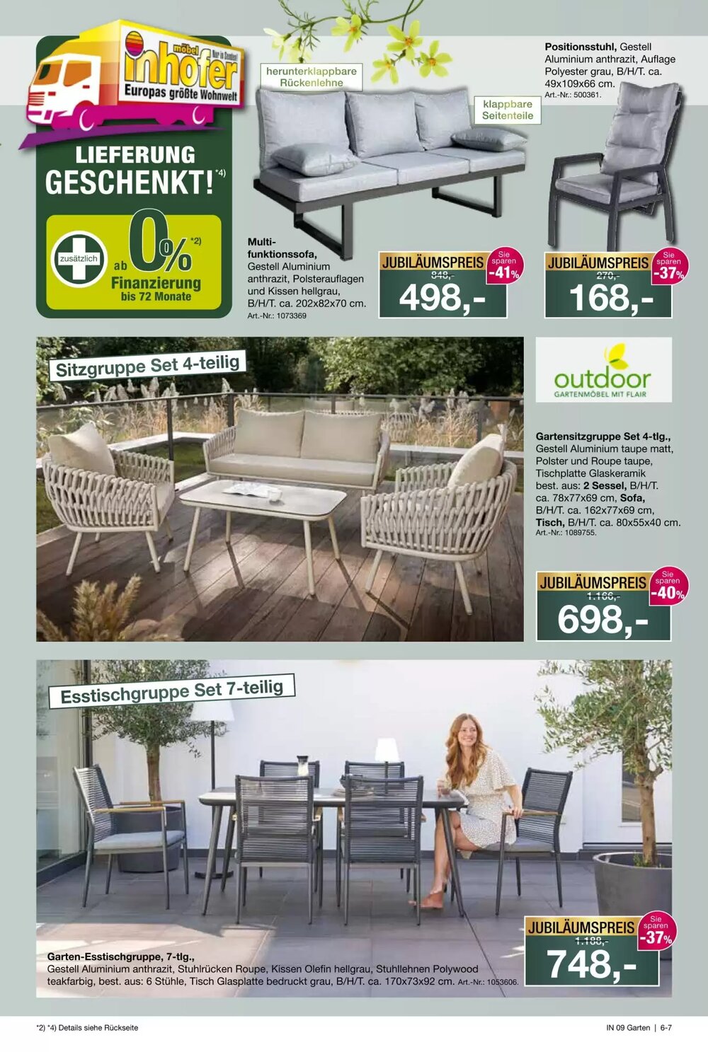 Möbel Inhofer Prospekt (ab 16.04.2026) zum Blättern - Seite 7