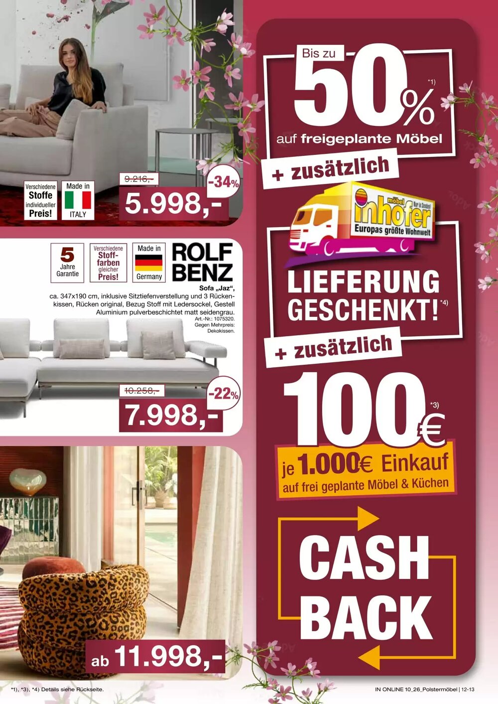 Möbel Inhofer Prospekt (ab 16.04.2026) zum Blättern - Seite 13