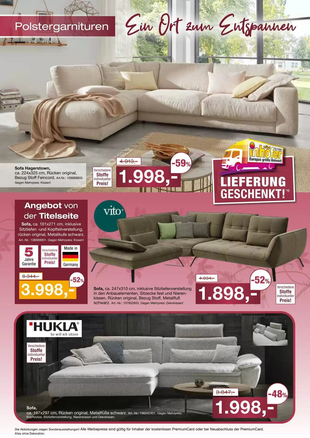 Möbel Inhofer Prospekt (ab 16.04.2026) zum Blättern - Seite 4