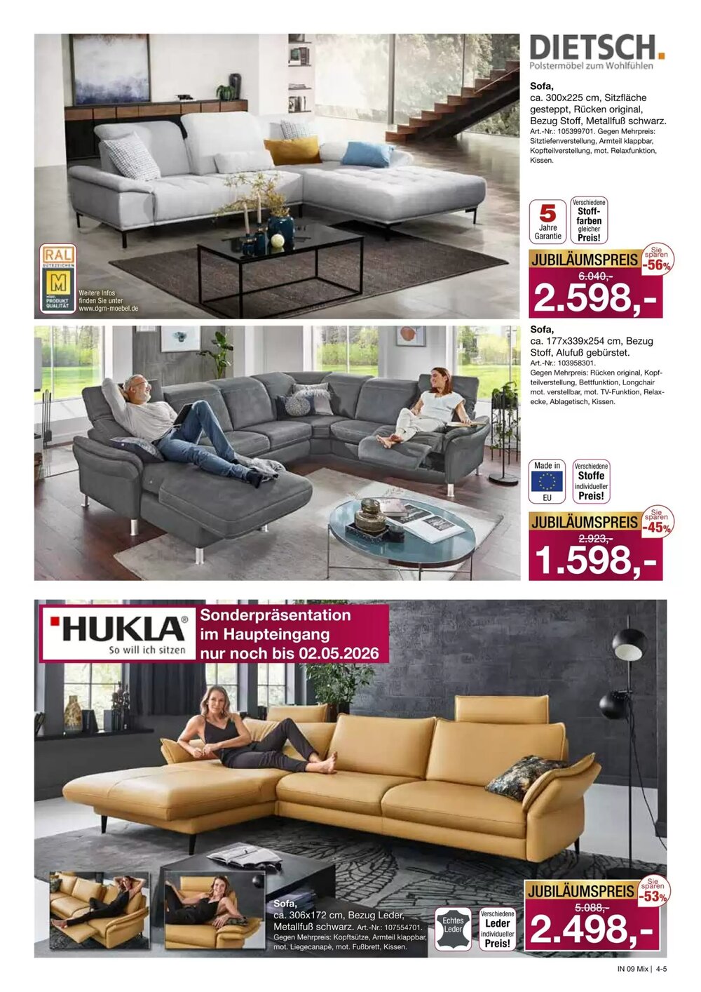 Möbel Inhofer Prospekt (ab 16.04.2026) zum Blättern - Seite 5