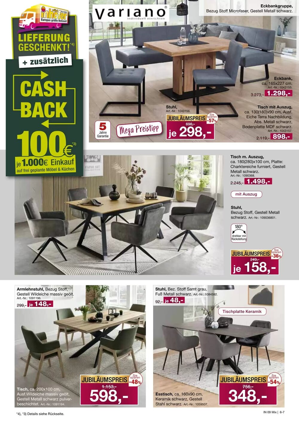 Möbel Inhofer Prospekt (ab 16.04.2026) zum Blättern - Seite 7